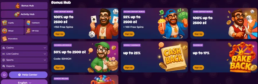 Spinania online casino